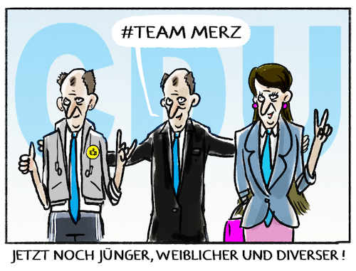 Cartoon: Mitgliederbefragung.. (medium) by markus-grolik tagged liederbefragung,basis,parteivorsitz,neuanfang,cdu,csu,union,friedrich,merz,diversitaet,quote,partei,deutschland,liederbefragung,basis,parteivorsitz,neuanfang,cdu,csu,union,friedrich,merz,diversitaet,quote,partei,deutschland