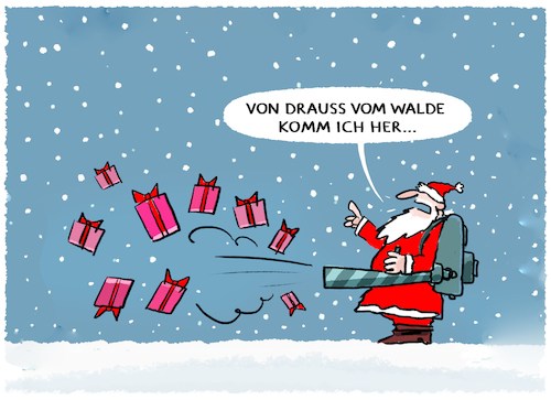 Cartoon: Nikolaus (medium) by markus-grolik tagged nikolaus,weihnachten,winter,laubblaeser,geschenke,konsum,santa,claus,weihnachtsmann,nikolaus,weihnachten,winter,laubblaeser,geschenke,konsum,santa,claus,weihnachtsmann