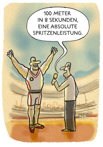 Cartoon: ..olympisch... (medium) by markus-grolik tagged doping,olympia,russland,spitzensport,usa,eigenblut,rio,funktionäre,kontrolle,doping,olympia,russland,spitzensport,usa,eigenblut,rio,funktionäre,kontrolle