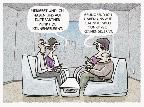 Cartoon: Paare... (medium) by markus-grolik tagged platform,plattform,agenturen,dating,paare,päarchen,beziehungen,mann,frau,kennenlernen,status,kennlernstatus,liebe,lovecartoon,grolik,internet,parship,beziehung,dating,agenturen,plattform,platform,paare,päarchen,beziehungen,mann,frau,kennenlernen,status,kennlernstatus,liebe,lovecartoon,grolik,elite,agentur