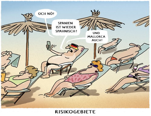 Cartoon: Playa... (medium) by markus-grolik tagged spanien,risikogebiet,spahn,corona,urlaub,quarantäne,inzidenz,europa,tourismus,delta,ferien,deutschland,strand,spanien,risikogebiet,spahn,corona,urlaub,quarantäne,inzidenz,europa,tourismus,delta,ferien,deutschland,strand