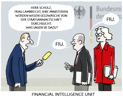 Cartoon: Razzia... (medium) by markus-grolik tagged scholz,lambrecht,justizministerium,finanzministerium,deutschland,spd,wahlkampf,geldwaesche,staatsanwaltschaft,niedersachsen,fiu,financial,intelligence,unit,zoll,scholz,lambrecht,justizministerium,finanzministerium,deutschland,spd,wahlkampf,geldwaesche,staatsanwaltschaft,niedersachsen,fiu,financial,intelligence,unit,zoll