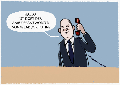 Scholz will Putin wieder anrufen