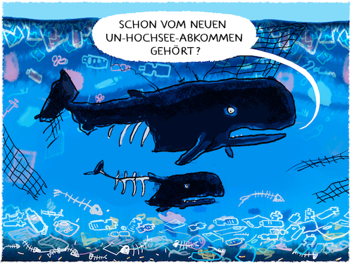 Cartoon: Schutz der Meere... (medium) by markus-grolik tagged un,hochsee,abkommen,meeresschutz,verschmutzung,plastikmuell,fischerei,ueberfischung,muell,abfallentsorgung,schweroel,lng,tanker,container,lebensgrundlage,wal,ozeane,meer,treibnetze,un,hochsee,abkommen,meeresschutz,verschmutzung,plastikmuell,fischerei,ueberfischung,muell,abfallentsorgung,schweroel,lng,tanker,container,lebensgrundlage,wal,ozeane,meer,treibnetze