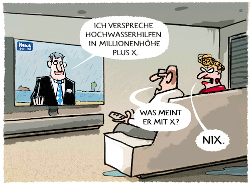 Cartoon: Söder... (medium) by markus-grolik tagged hochwasser,tv,klimawandel,starkregen,extremwetter,bayern,dahoam,ueberschwemmungen,ueberflutung,pegelstand,heimat,soeder,csu,gruene,bayerngen,gen,wahlkampf,polder,hochwasser,tv,klimawandel,starkregen,extremwetter,bayern,dahoam,ueberschwemmungen,ueberflutung,pegelstand,heimat,soeder,csu,gruene,bayerngen,gen,wahlkampf,polder