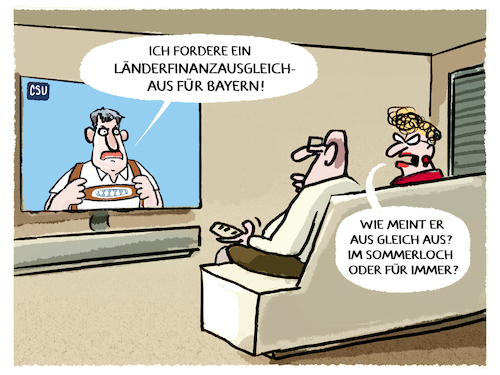 Cartoon: Söder klagt... (medium) by markus-grolik tagged soeder,csu,laenderfinanzausgleich,deutschland,bund,laender,bundeslaender,landtagswahl,bayern,soeder,csu,laenderfinanzausgleich,deutschland,bund,laender,bundeslaender,landtagswahl,bayern