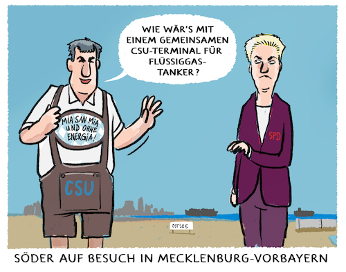 Söder meets Schwesig...