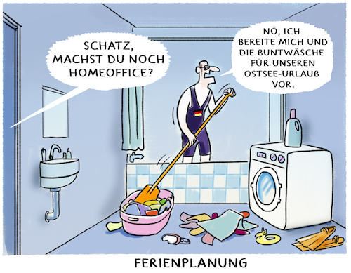 Cartoon: Trockenübung... (medium) by markus-grolik tagged urlaub,planung,uebung,uebungen,badewanne,paddel,mann,ziel,waschmaschine,waesche,badezimmer,corona,lockerungen,homeoffice,haushalt,alltag,arbeit,urlaub,planung,uebung,uebungen,badewanne,paddel,mann,ziel,waschmaschine,waesche,badezimmer,corona,lockerungen,homeoffice,haushalt,alltag,arbeit