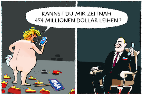 Trump in Finanznot