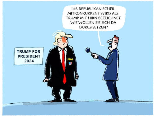 Trump kandidiert wieder...