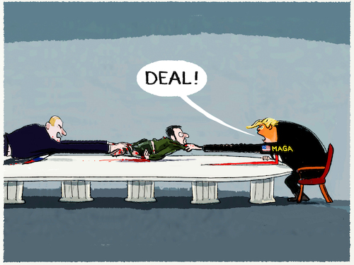 Cartoon: Verhandlungstisch (medium) by markus-grolik tagged ukraine,trump,putin,usa,russland,krieg,deal,angriffskrieg,schuld,schuldzuweisung,selensky,europa,eu,demokratie,maga,erpressung,ukraine,trump,putin,usa,russland,krieg,deal,angriffskrieg,schuld,schuldzuweisung,selensky,europa,eu,demokratie,maga,erpressung