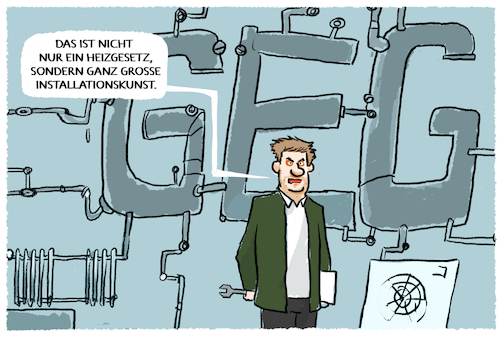 Cartoon: Wärmewende mit Habeck (medium) by markus-grolik tagged habeck,ampel,waermewende,klimaziele,geg,gebaeudeenergiegesetz,geywitz,waermepumpe,heizung,heizen,deutschland,habeck,ampel,waermewende,klimaziele,geg,gebaeudeenergiegesetz,geywitz,waermepumpe,heizung,heizen,deutschland