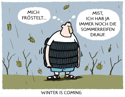 Cartoon: Winterreifen... (medium) by markus-grolik tagged auto,winter,reifen,sommer,winterreifen,sommerreifen,autofahrer,herbst,verkehr,strasse,wetter,auto,winter,reifen,sommer,winterreifen,sommerreifen,autofahrer,herbst,verkehr,strasse,wetter