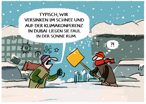 Wutbürger im Schnee...