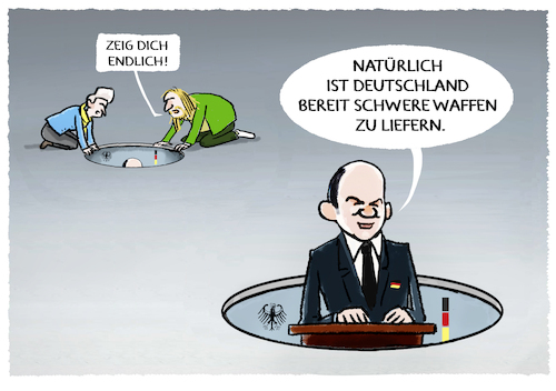 Cartoon: Zeitenwender... (medium) by markus-grolik tagged ukraine,russland,krieg,schwere,waffen,deutschland,ampel,scholz,spd,unterstuetzung,gruene,hofreiter,fdp,strack,zimmermann,nato,panzer,luftabwehr,gepard,leopard,ukraine,russland,krieg,schwere,waffen,deutschland,ampel,scholz,spd,unterstuetzung,gruene,hofreiter,fdp,strack,zimmermann,nato,panzer,luftabwehr,gepard,leopard