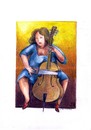 Cartoon: virtuoso (small) by Szena tagged caricatur