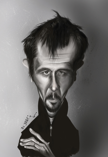 Cartoon: Gary Oldman (medium) by jaime ortega tagged gary,oldman