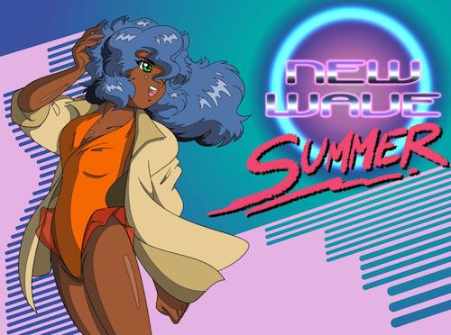 Cartoon: Retro Girl Melyona Summer 001 (medium) by BDTXIII tagged retrogirlmelyona