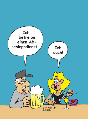 Cartoon: Abschleppdienst (medium) by Boiselle tagged steffen,boiselle,wirtschaft,erotik,gespräch,unterhaltung,kneipe,bier,glas,sekt,frau,mann,prostituierte,abschleppdienst,handtasche,tresen,humor,lustig,witzig,wirtschaft,erotik,gespräch,unterhaltung,kneipe,bier,glas,sekt,frau,mann,prostituierte,abschleppdienst,handtasche,tresen,humor,lustig,witzig