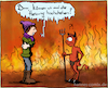 Cartoon: Heizung (small) by Hannes tagged heat,hitze,sommer,summer,hölle,hell,devil,teufel,frau,ehefrau,wife,woman