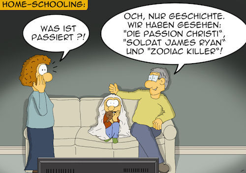 Cartoon: Home-Schooling (medium) by pierre-cda tagged corona,covid19,pandemie,lockdown,homeschooling,home,schooling,schulöffnungen,virus,coronavirus,mutante,mutationen,ahal,aha,hygieneregeln,inzidenzen,hotspots,lockerungen,alltagsmasken,mundnaseschutz,pierrecda,homeoffice