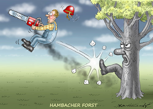 Cartoon: ABGANG MIT STIHL (medium) by marian kamensky tagged chemnitz,lynchjustiz,rchtsradikale,proteste,sachsen,rodungsstopp,hambacher,forst,chemnitz,lynchjustiz,rchtsradikale,proteste,sachsen,rodungsstopp,hambacher,forst