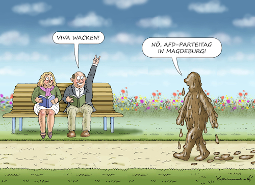 Cartoon: AFD-PARTEITAG (medium) by marian kamensky tagged afd,parteitag,afd,parteitag