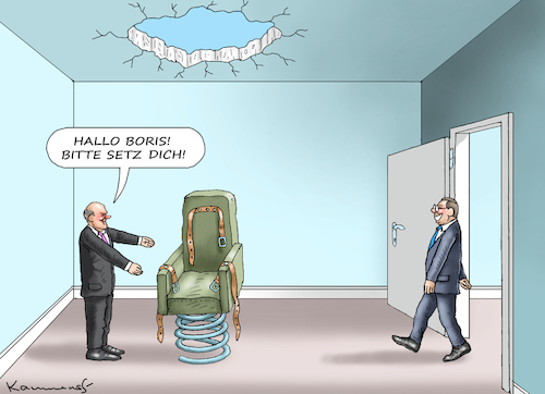 Cartoon: AN DER REIHE IST BORIS PISTORIUS (medium) by marian kamensky tagged verteidigungsministerium,boris,pistorius,verteidigungsministerium,boris,pistorius