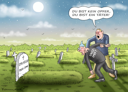 Cartoon: ASOZIALER MORDSSCHWURBLER (medium) by marian kamensky tagged curevac,testzentren,corona,impfung,pandemie,impfpflicht,curevac,testzentren,corona,impfung,pandemie,impfpflicht