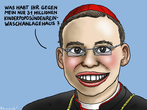 Cartoon: Bischof Franz-Peter Tebartz-van (medium) by marian kamensky tagged bischof,franz,peter,tebartz,van,elst,katholische,kirche,geldmissbrauch,bischof,franz,peter,tebartz,van,elst,katholische,kirche,geldmissbrauch