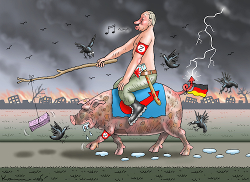 Cartoon: BRUDERHILFE (medium) by marian kamensky tagged afd,putin,bruderhilfe,geldzahlungen,nazis,afd,putin,bruderhilfe,geldzahlungen,nazis