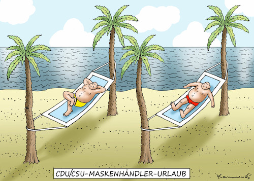 CDU-MASKENHÄNDLER-URLAUB