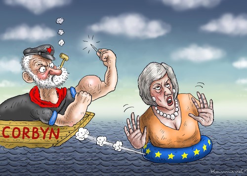 CORBYN VERSUS MAY