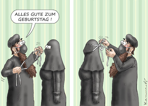 Cartoon: CORONA-PARTY BEI DER TALIBAN (medium) by marian kamensky tagged coronavirus,epidemie,gesundheit,panik,stillegung,trump,pandemie,coronavirus,epidemie,gesundheit,panik,stillegung,trump,pandemie