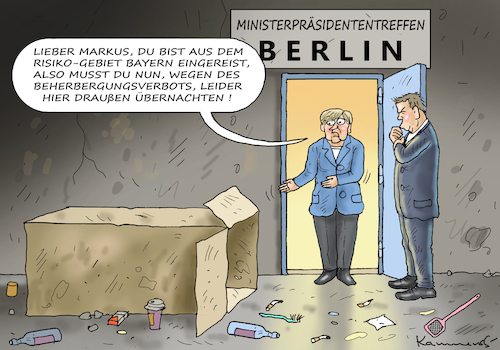 CORONA-TREFFEN BEI MERKEL