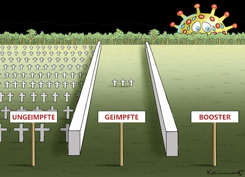 Cartoon: CORONA WEGBOOSTERN! (medium) by marian kamensky tagged curevac,testzentren,corona,impfung,pandemie,booster,impfpflicht,curevac,testzentren,corona,impfung,pandemie,booster,impfpflicht