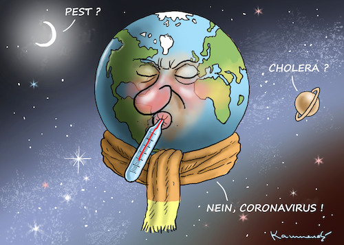 Cartoon: CORONAVIRUS (medium) by marian kamensky tagged brexit,theresa,may,england,eu,schottland,weicher,wahlen,boris,johnson,nigel,farage,ostern,seidenstrasse,xi,jinping,referendum,trump,monsanto,bayer,glyphosa,strafzölle,coronavirus,brexit,theresa,may,england,eu,schottland,weicher,wahlen,boris,johnson,nigel,farage,ostern,seidenstrasse,xi,jinping,referendum,trump,monsanto,bayer,glyphosa,strafzölle,coronavirus