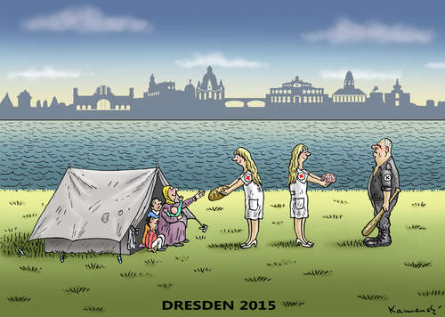 Cartoon: DRESDEN 2015 (medium) by marian kamensky tagged lügenpresse,unwort,des,jahres,goebbels,geert,wilders,pegida,dresden,lügenpresse,unwort,des,jahres,goebbels,geert,wilders,pegida,dresden