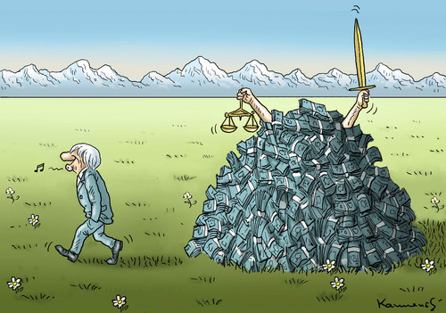 Cartoon: Ecclestone (medium) by marian kamensky tagged schmiergeldaffäre,formle,eccelstone,eccelstone,formle,schmiergeldaffäre