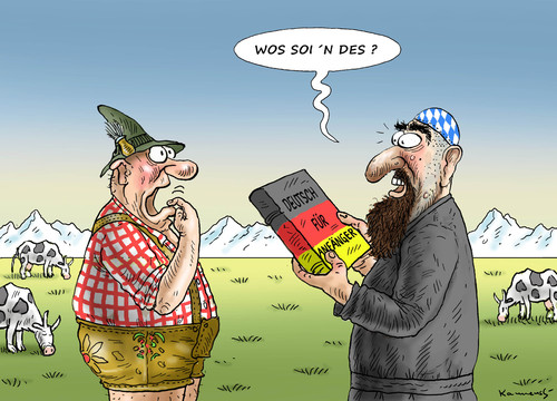 Ein Muss Fur Den Fluchtling By Marian Kamensky Politics Cartoon Toonpool