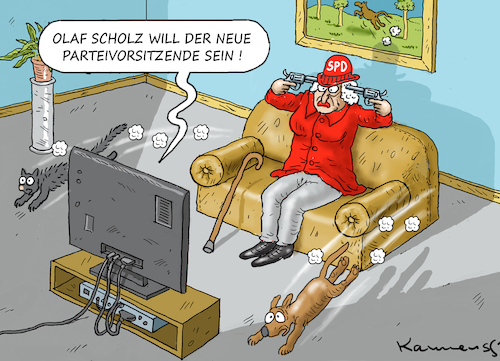 Cartoon: EINSCHLAFTABLETTE SCHOLZ (medium) by marian kamensky tagged groko,spd,parteitag,schulz,würselen,merkel,andrea,nahles,scholz,hessen,wahlen,akk,kühnert,bremen,rezo,olaf,parteivorsitz,groko,spd,parteitag,schulz,würselen,merkel,andrea,nahles,scholz,hessen,wahlen,akk,kühnert,bremen,rezo,olaf,parteivorsitz