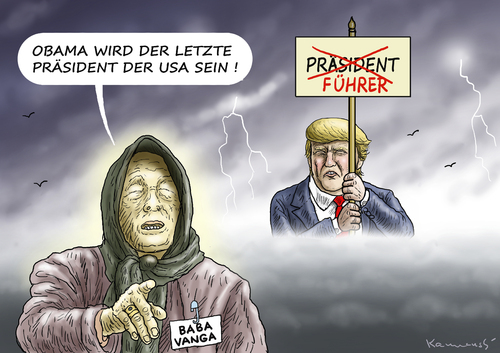 Cartoon: ENDE AUF DEM GELÄNDE (medium) by marian kamensky tagged obama,trump,präsidentenwahlen,usa,baba,vanga,republikaner,demokraten,faschismus,obama,trump,präsidentenwahlen,usa,baba,vanga,republikaner,demokraten,faschismus