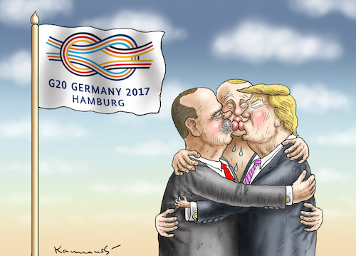 Cartoon: ERDOGAN PUTIN TRUMP MEETING (medium) by marian kamensky tagged cumhuriyet,erdogan,pressefreiheit,g20,merkel,türkei,denit,yücel,cumhuriyet,erdogan,pressefreiheit,g20,merkel,türkei,denit,yücel