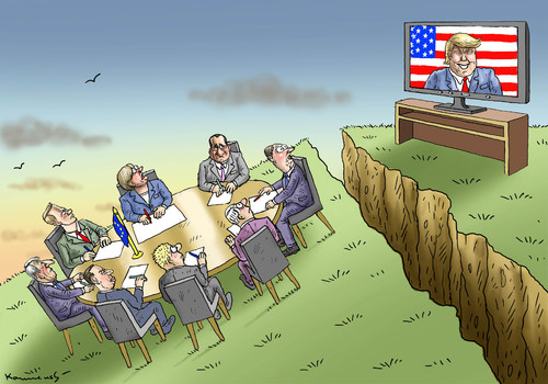 Cartoon: EU ERDRUTSCH (medium) by marian kamensky tagged obama,trump,präsidentenwahlen,usa,baba,vanga,republikaner,demokraten,tv,duell,versus,clinton,supermond,faschismus,obama,trump,präsidentenwahlen,usa,baba,vanga,republikaner,demokraten,tv,duell,versus,clinton,supermond,faschismus