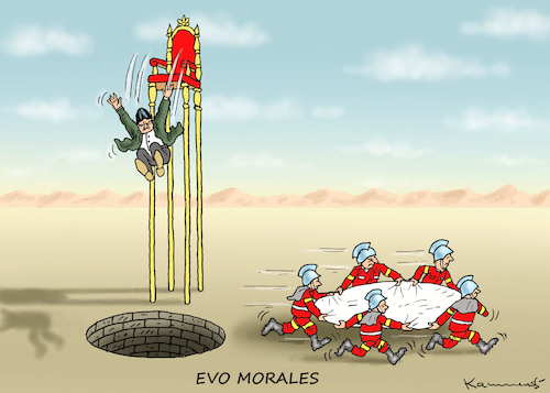 Cartoon: EVO MORALES TRITT ZURÜCK (medium) by marian kamensky tagged jair,bolsonaro,brasilien,präsidentenwahl,faschismus,nationalisms,rechtsradikal,rassistisch,trump,mercosur,evo,morales,bolivien,jair,bolsonaro,brasilien,präsidentenwahl,faschismus,nationalisms,rechtsradikal,rassistisch,trump,mercosur,evo,morales,bolivien