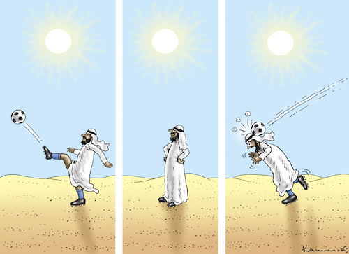 Cartoon: FIFA WORLD CUP IN QATAR (medium) by marian kamensky tagged fifa,world,cup,in,qatar,fifa,world,cup,in,qatar