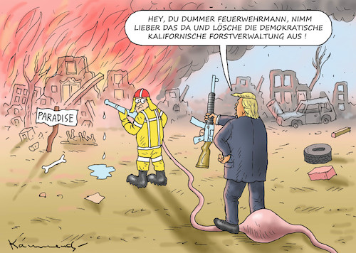 Cartoon: FIRE AND FURY (medium) by marian kamensky tagged obama,trump,präsidentenwahlen,usa,baba,vanga,republikaner,inauguration,demokraten,wikileaks,faschismus,kalifornische,brände,jamal,khashoggi,obama,trump,präsidentenwahlen,usa,baba,vanga,republikaner,inauguration,demokraten,wikileaks,faschismus,kalifornische,brände,jamal,khashoggi