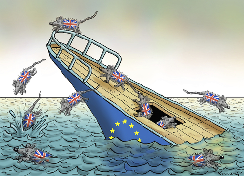 Cartoon: FLUCHT DER KARIBIK (medium) by marian kamensky tagged englandwahlen,david,cameron,nicola,sturgeon,brexit,schottland,nationalisten,nsp,englandwahlen,david,cameron,nicola,sturgeon,brexit,schottland,nationalisten,nsp