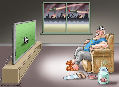 Cartoon: FUSSBALL EM (medium) by marian kamensky tagged fussball,em,fussball,em