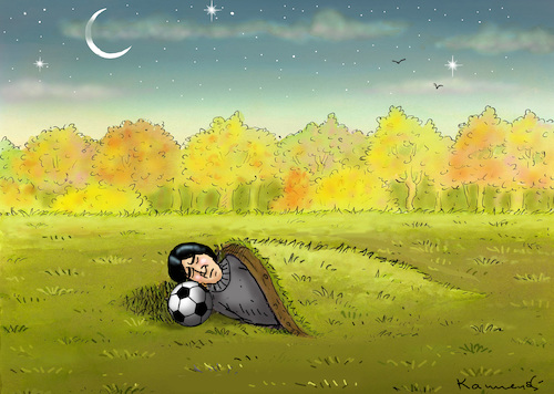 Cartoon: FUSSBALLHERBST DES JOGI LÖWS (medium) by marian kamensky tagged fussballherbst,des,jogi,löws,fussballherbst,des,jogi,löws